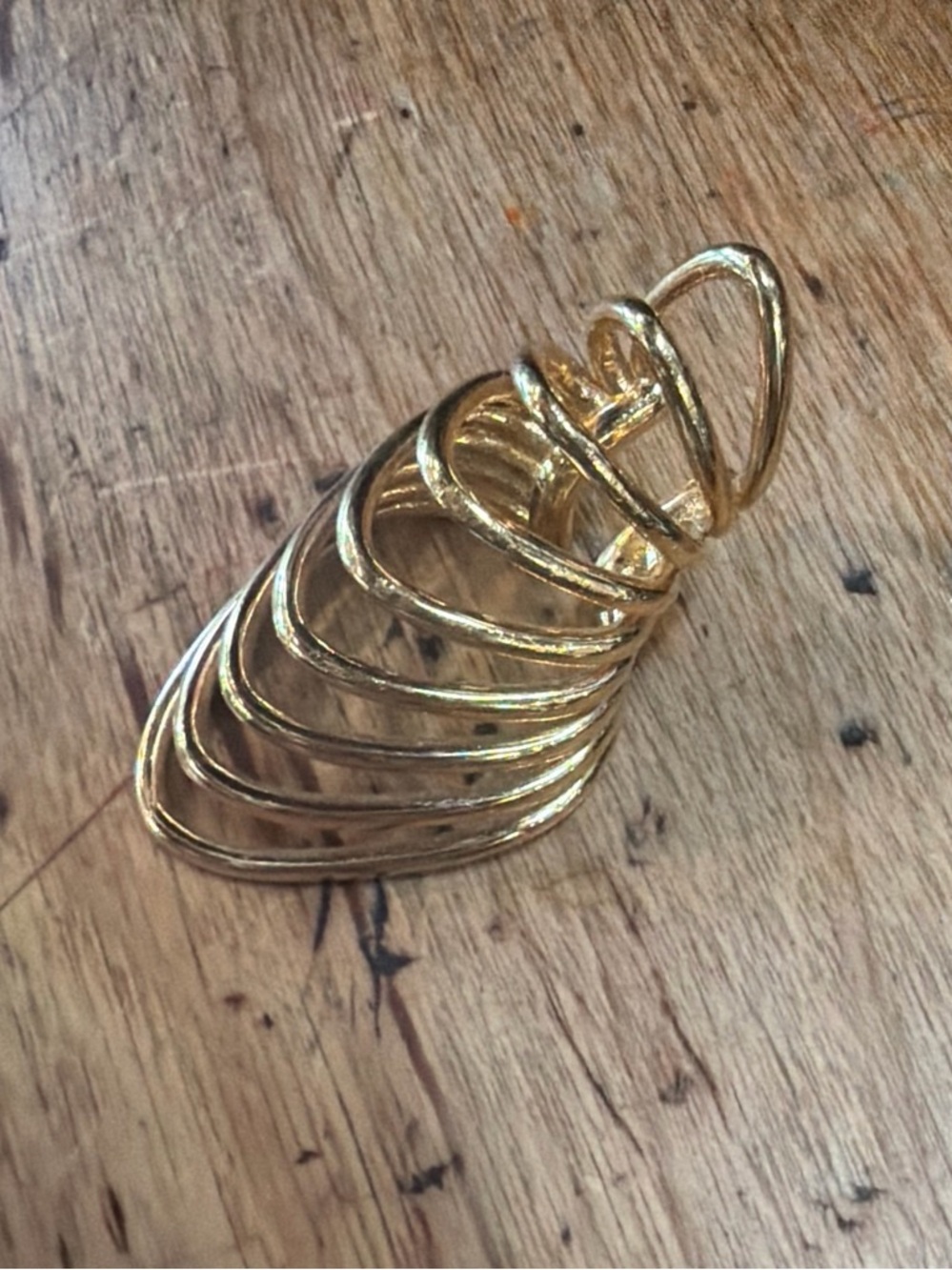 Gold-Tone Spiral Hair Clip - Women's Hair Accessory